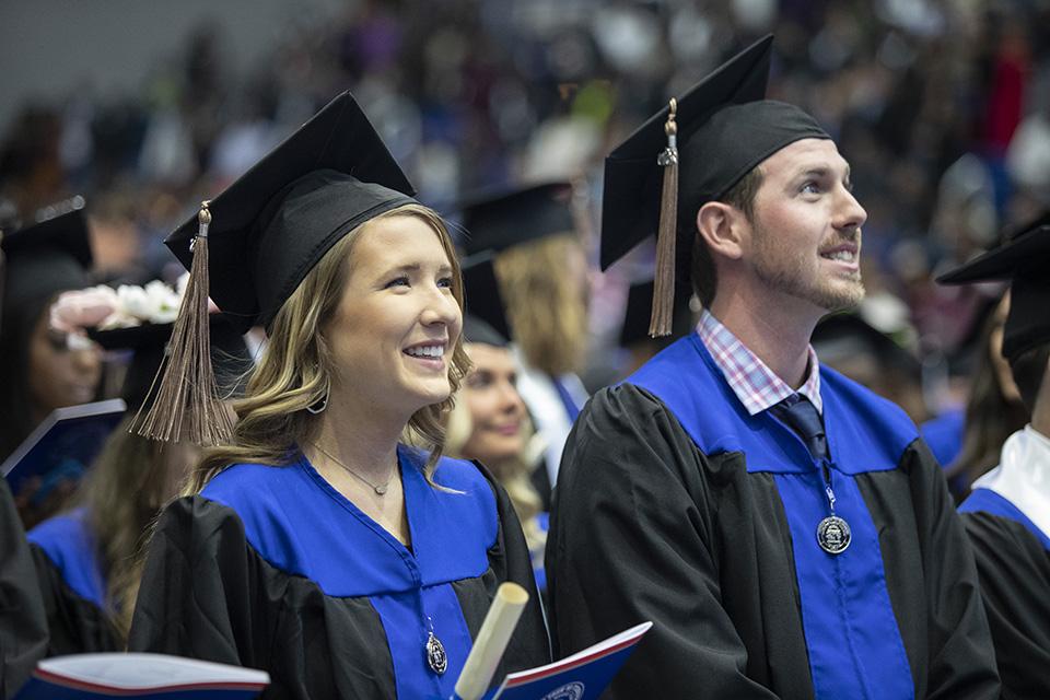 students graduating